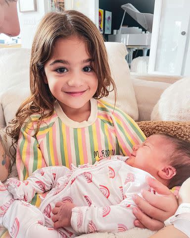 <p>Christina Perri/Instagram</p> Christina Perri's daughters Carmella and Pixie