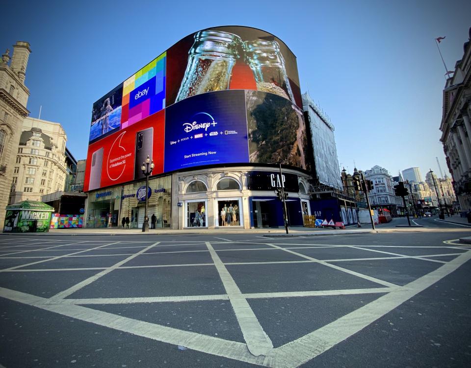 Lock down London during the Pandemic Apr 2020