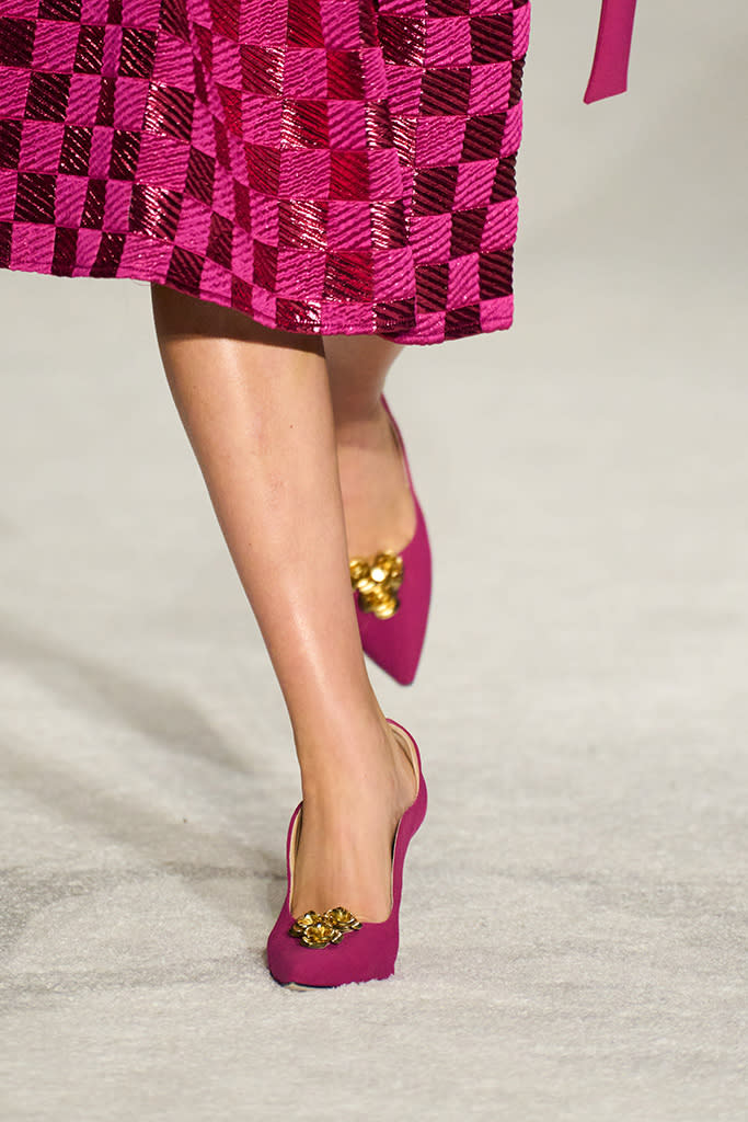 Christian Siriano heels from his fall ’23 collection. - Credit: Courtesy of Christian Siriano