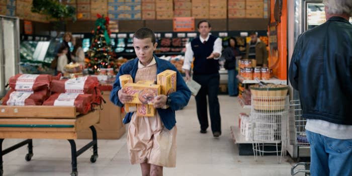 Eleven steals Eggo waffles