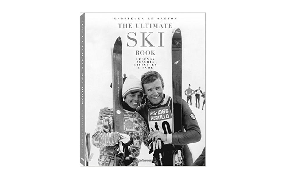 <p>Get your ski motivation this season from this book by ski expert Gabriella Le Breston. You’ll learn everything from the sport’s most beautiful mountain views to the best restaurants near the slopes.</p> <p><strong>To buy: </strong><a rel="nofollow noopener" href="https://www.amazon.com/Ultimate-Ski-Book-Legends-Lifestyle/dp/3832734112" target="_blank" data-ylk="slk:amazon.com;elm:context_link;itc:0;sec:content-canvas" class="link ">amazon.com</a>, $55.68</p>