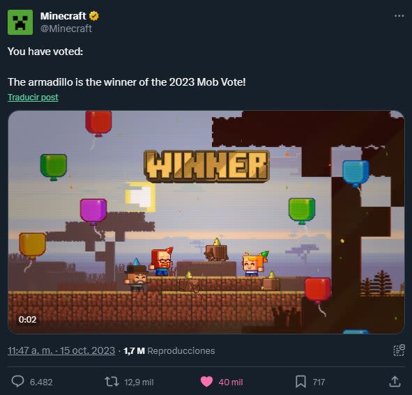 Minecraft Live 2023: Saiba qual é a criatura campeã do Mob Vote e confira  as novidades anunciadas pela Mojang