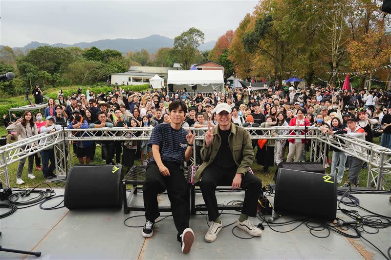 片山涼太參加「霓虹綠洲音樂祭」，吸引大批粉絲參加。（圖／大元娛樂提供）