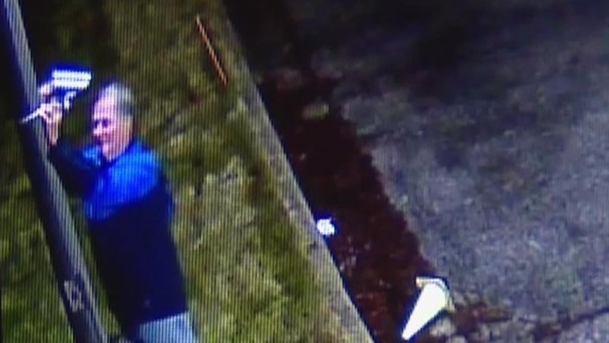 <div>Plymouth Township police are still searching for a man who installed a fake camera outside a ballot drop box in the city. (Plymouth Township Police Department)</div>