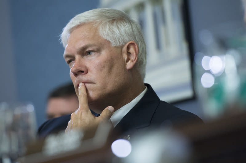 Rep. Pete Sessions, R-Texas, is the longest-serving member among the nine Republican candidates for House speaker. Prior to being elected, he was the chairman of the National Republican Congressional Committee from 2009 to 2012. File Photo by Kevin Dietsch/UPI