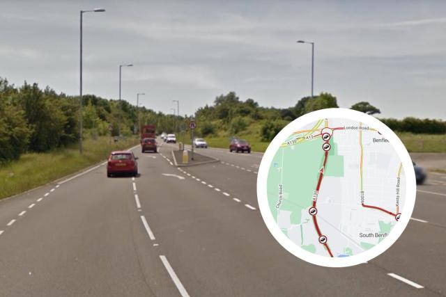 Long delays to and from Canvey after crash on Sadlers Farm