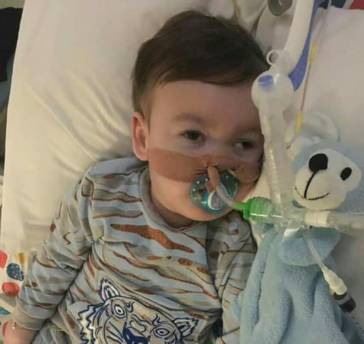 British toddler Alfie Evans suffers from a rare neurological disease