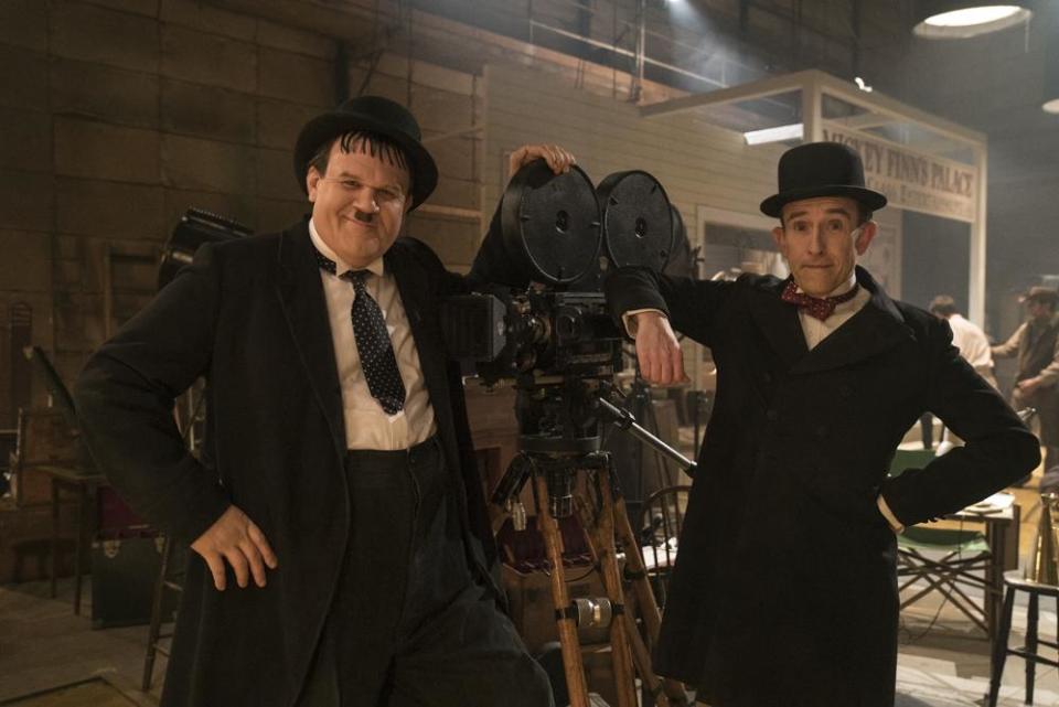 Stan & Ollie… Steve Coogan and John C. Reilly (Credit: eOne)