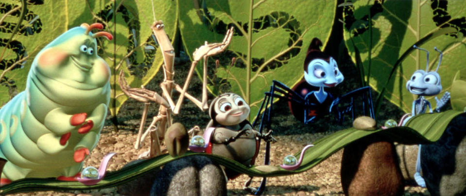 Das Grosse Krabbeln   Bug's Life, A   Heimlich, Slim, Francis, Rosie, Flik *** Local Caption *** 1998  Walt Disney / Pixar