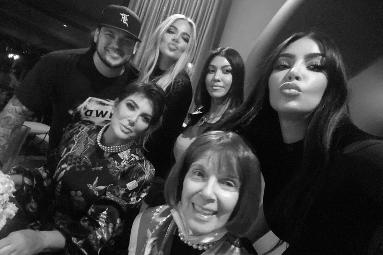 rob kardashian, kris jenner, kim kardashian