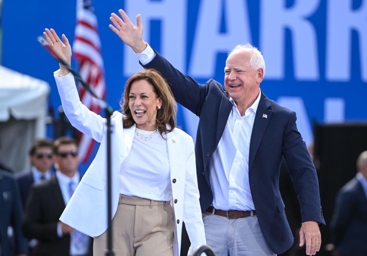 Kamala Harris and Tim Walz will give their first interview together this week on CNN