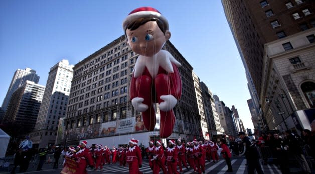 The Elf on the Shelf at the Macy's Parade