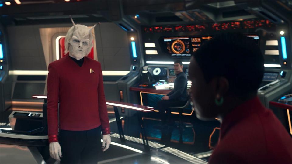 Star Trek 's Hemmer actor had a secret cameo in Strange New Worlds musical
