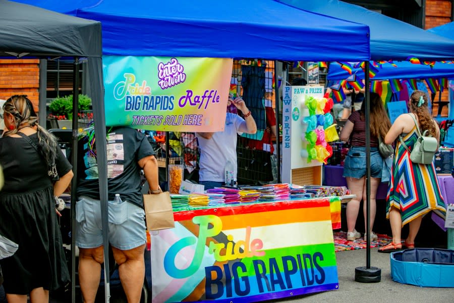 Grand Rapids Pride Festival on Saturday, June 22, 2024. (Michael Buck/WOOD TV8)