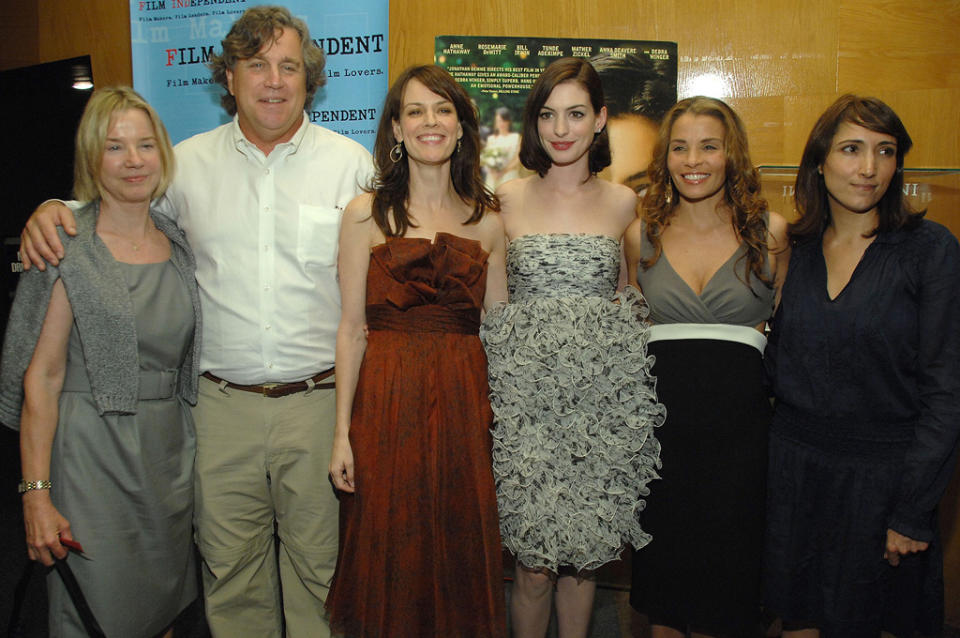 Rachel Getting Married Premiere LA 2008 IIona Herzberg Tom Bernard Rosemarie DeWitt Anne Hathaway Jenny Lumet Neda Armian