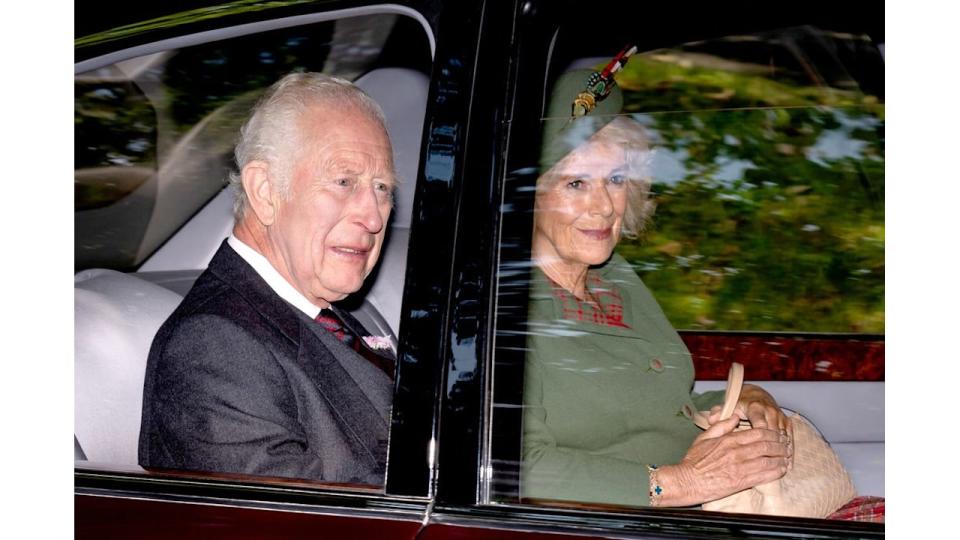 The King and Queen formed a united front to mark the sad anniversary of the late Queen's death