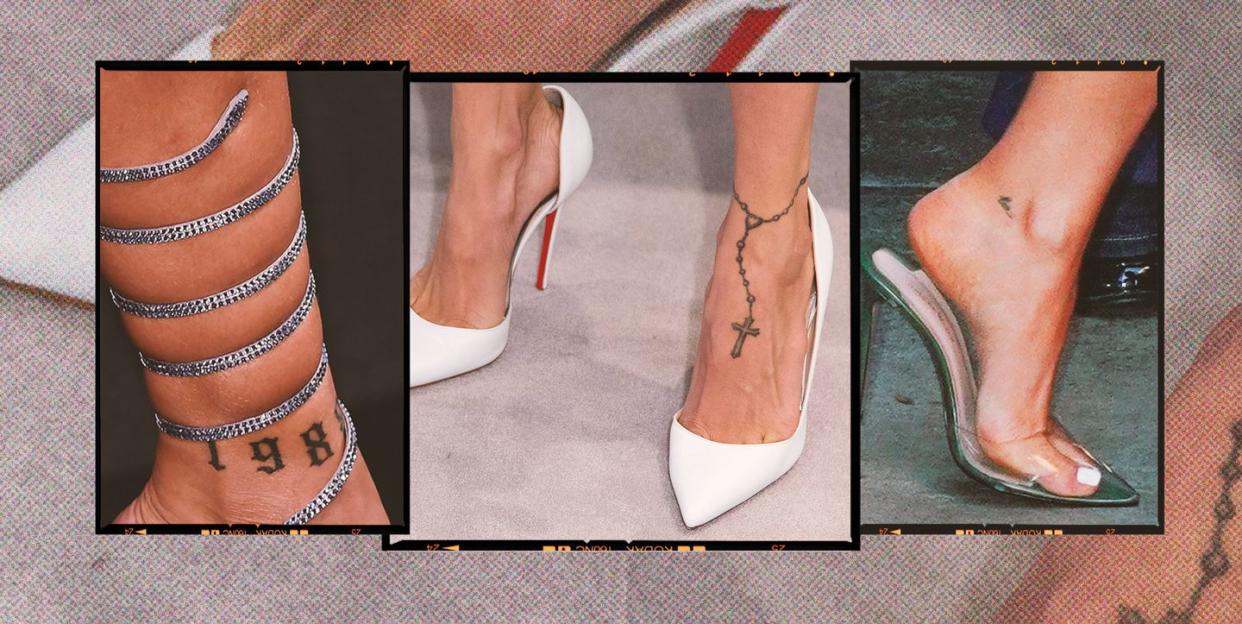 ankle tattoos for women