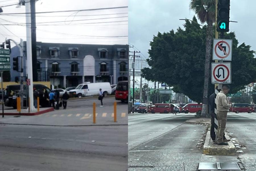 Tijuanenses se aglomeran en las paradas debido al paro de Taxis Rojo con Negro 