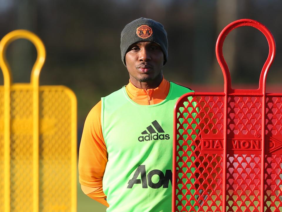 Manchester United stiker Odion Ighalo (Manchester United via Getty Images)