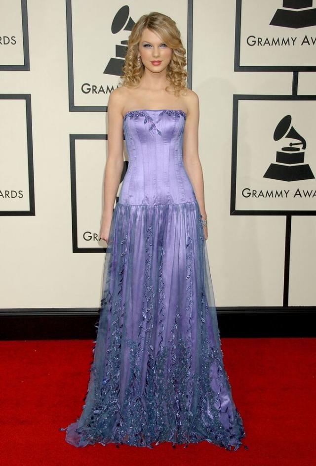 Taylor Swift's Grammys red carpet evolution, from 2008 until now