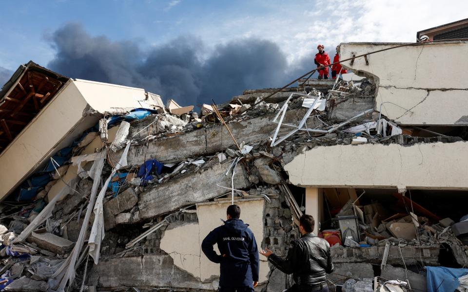 The hospital in Iskenderun collapsed, with people inside - REUTERS/Benoit Tessier