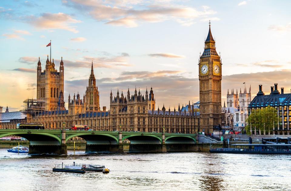 Palace of Westminster in London, England