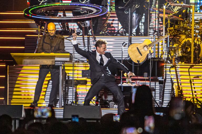 Luis Miguel en el Campo Argentino de Polo.