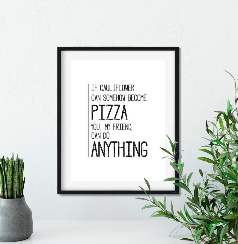 7) Inspirational Keto Wall Art