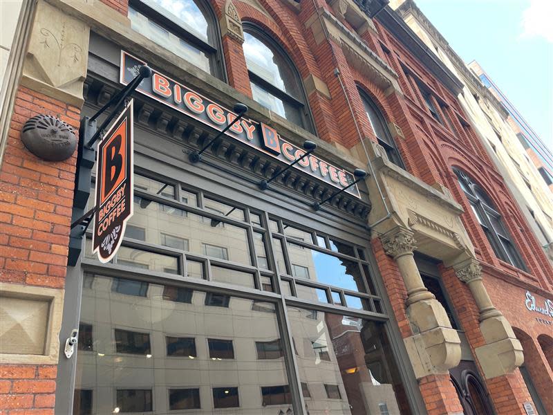 The Biggby on Ottawa Street across from the State Capitol permanently closed on June 29, 2023.