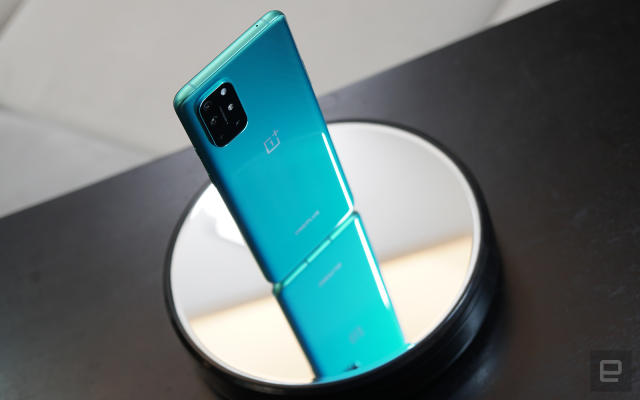 OnePlus 8T shimmers in 'Aquamarine Green' and a 120Hz display - CNET
