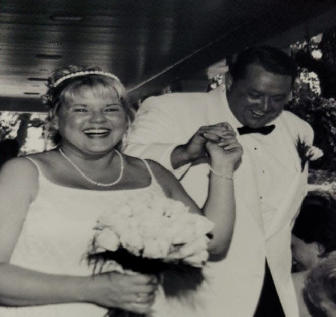 Beth and Mike Maxwell met at Barley Island in 1999 and were married two years later.