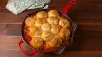 <p>When you want a hearty dinner but don't want to spend all night in the kitchen.<br></p><p>Get the recipe from <a href="https://www.countryliving.com/cooking/recipe-ideas/recipes/a51465/baked-chili-and-biscuits-recipe/" rel="nofollow noopener" target="_blank" data-ylk="slk:Delish;elm:context_link;itc:0;sec:content-canvas" class="link ">Delish</a>.</p>