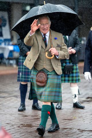 <p>Tim Rooke/Shutterstock</p> King Charles opened 8 Doors Distillery in John O'Groats, Scotland on August 2.