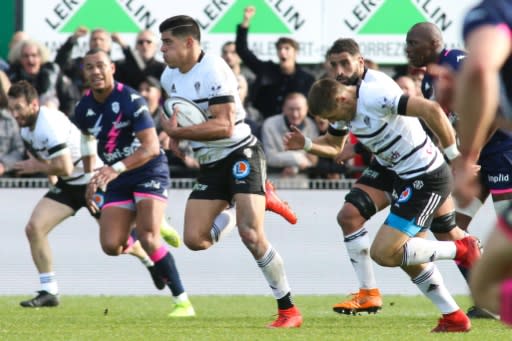 Brive winger Axel Muller scored from an interception but later earned a yellow card
