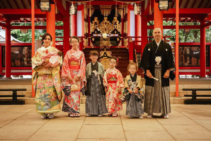 La familia Iniesta en su experiencia en Japón