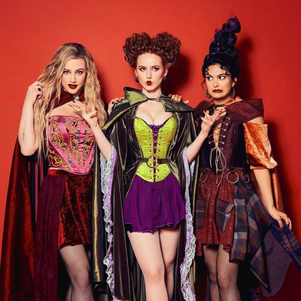 Lili Reinhart, Camila Mendes, Madelaine Petsch Recreate Hocus Pocus Witches for Epic Halloween Costume