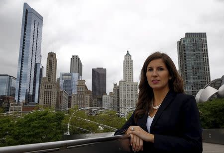 Former Illinois Senate candidate Stefanie Linares, who is a lawyer, poses for a photo in Chicago, Illinois, United States, May 12, 2015. REUTERS/Jim Young