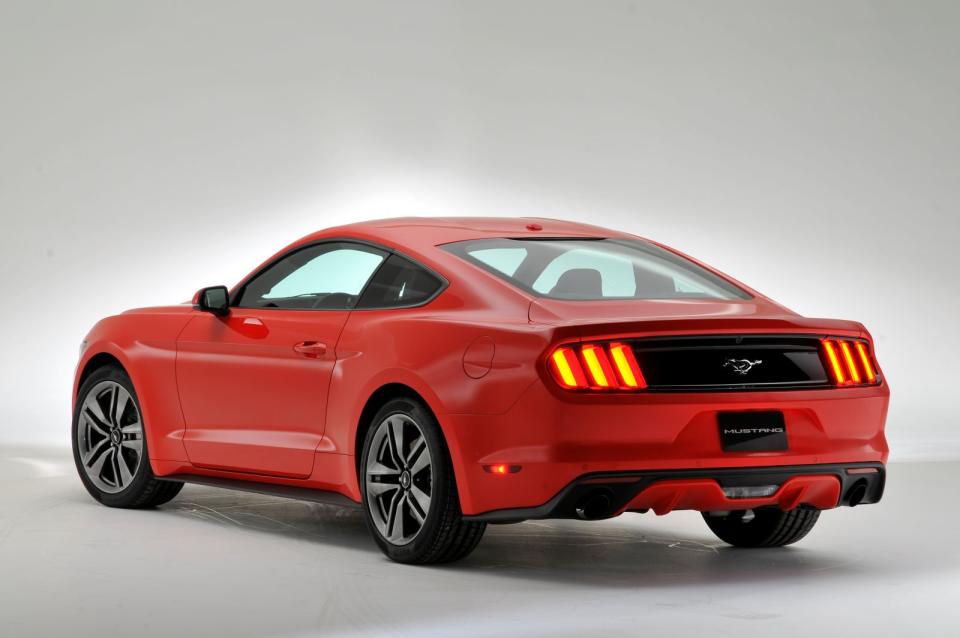 <p>A muscle car without a V8 feels wrong, so it’s the 5.0-litre version of the ’Stang we’ve picked here. Toys include heated and cooled seats, a reversing camera, Brembo brakes and Shaker Pro sounds, and it has a full Ford service history.</p>