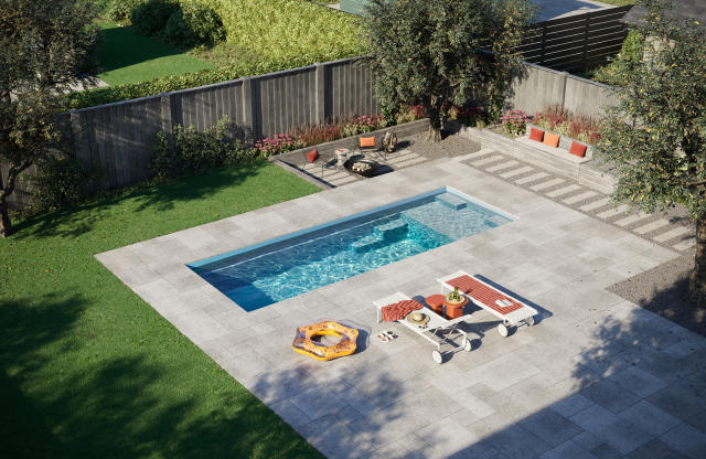 Inground Pools for Small Backyards - Latham Pool