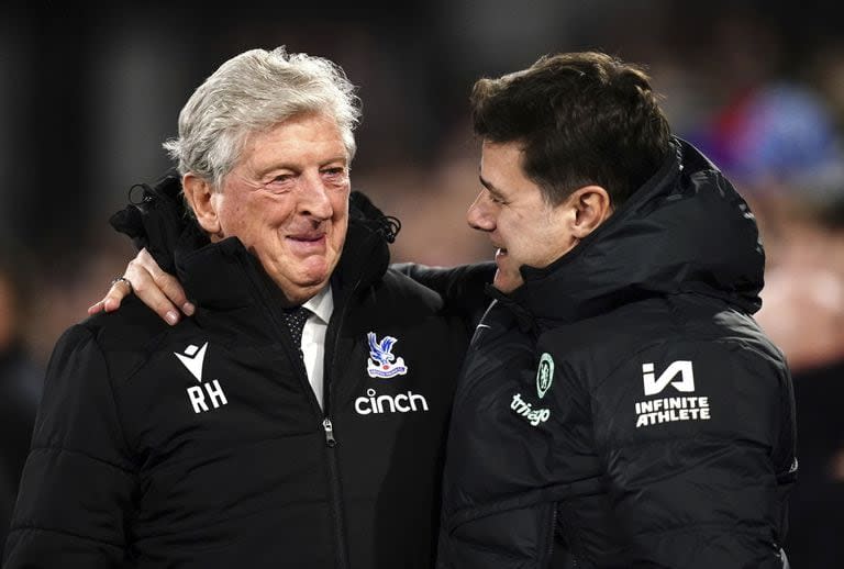 El afectuoso saludo de Pochettino a Hodgson, el entrenador de Crystal Palace al que el argentino considera un amigo