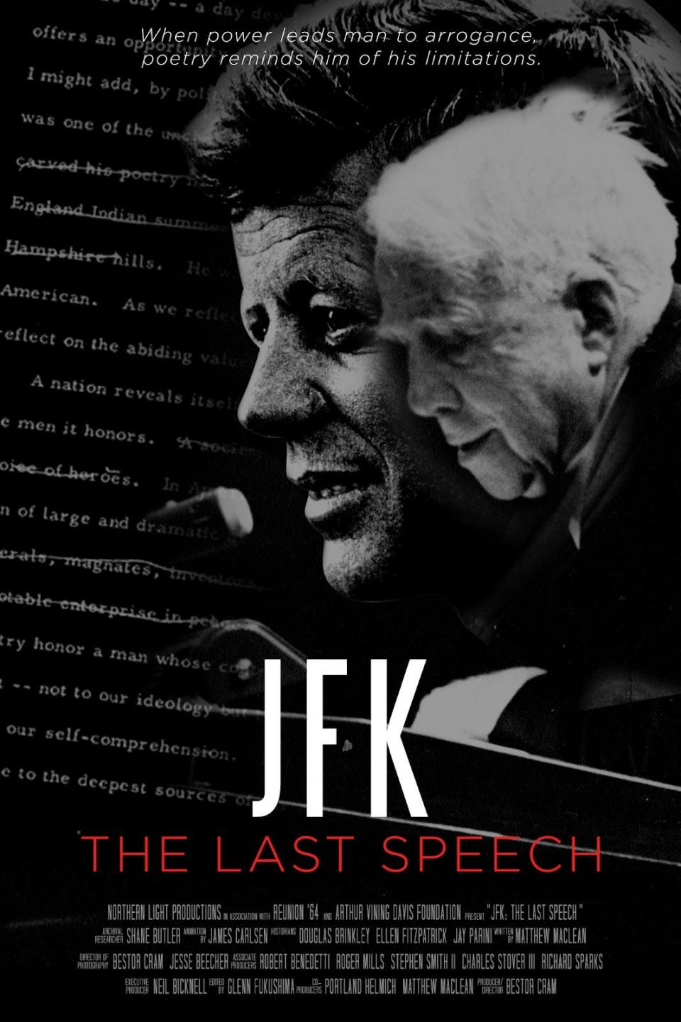 Poster for "JFK: The Last Speech."