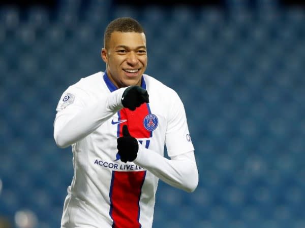 PSG striker Kylian Mbappe (file image)