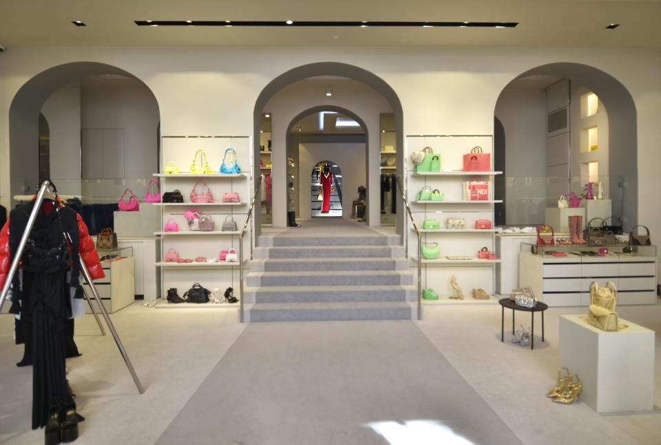Inside the new Franz Kraler boutique in Bolzano, Italy.