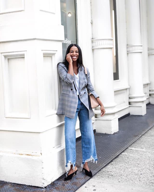 Pair Jeans With a Chic Blazer