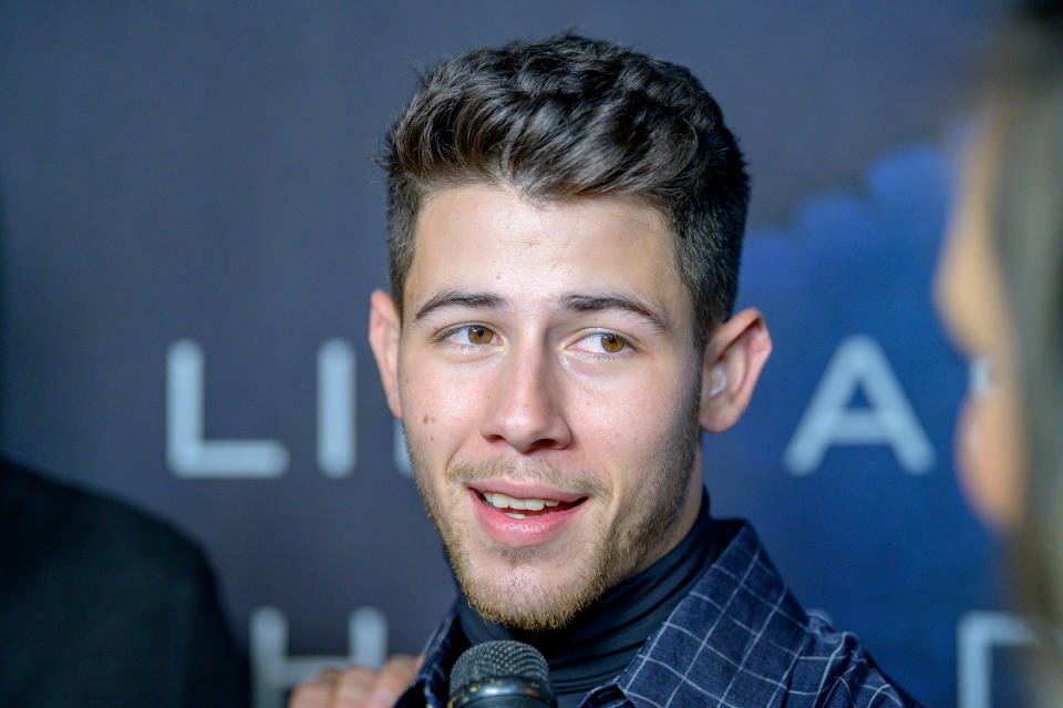 NEW YORK, NEW YORK - AUGUST 29: Nick Jonas attends Nick Jonas x John Varvatos  Villa One Tequila Launch at John Varvatos Bowery NYC on August 29, 2019 in New York City. (Photo by Roy Rochlin/Getty Images)