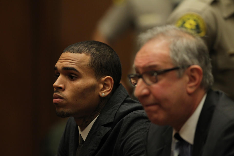 Chris Brown kam bereits mehrmals mit dem Gesetz in Konflikt. (Bild: Sipa USA/ddp)