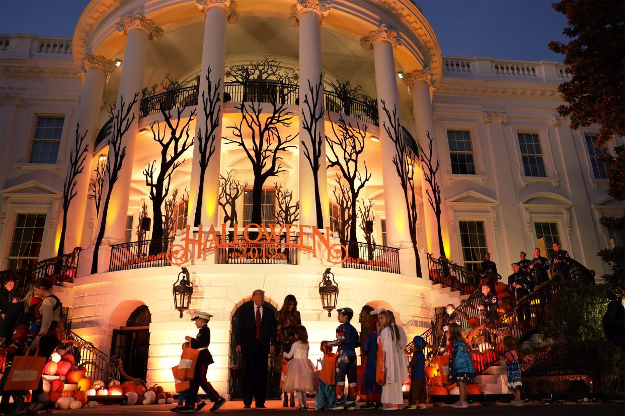 President Trump And First Lady Melania Host Halloween Event At The White House