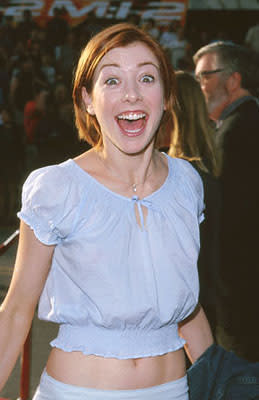 Alyson Hannigan at The Chinese Theater premiere of Paramount's Mission Impossible 2