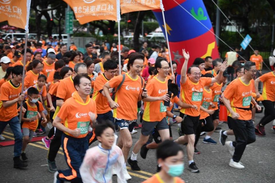 長庚永慶盃台北場路跑29日上午6時鳴槍出發。（長庚醫院提供）