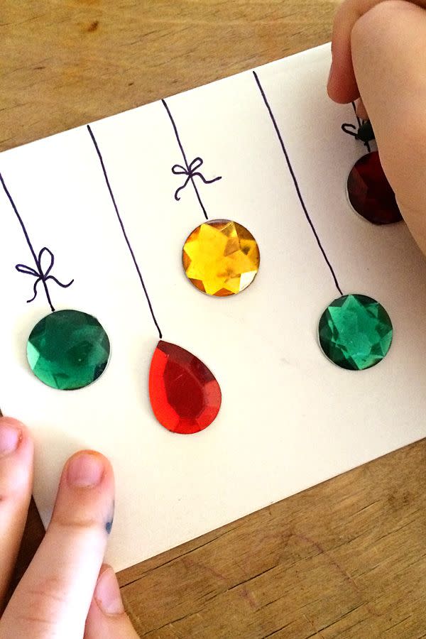 Gemstone Ornament Cards